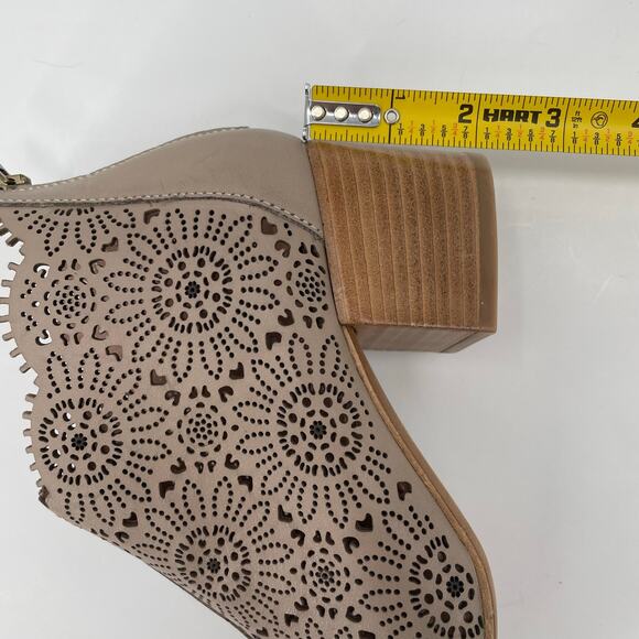 New Sundance Women's Penelope Bootie Sandals, Floral Cut-Out, Sz 37 Comfort Boho - Picture 12 of 15